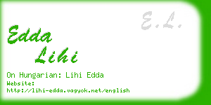 edda lihi business card
